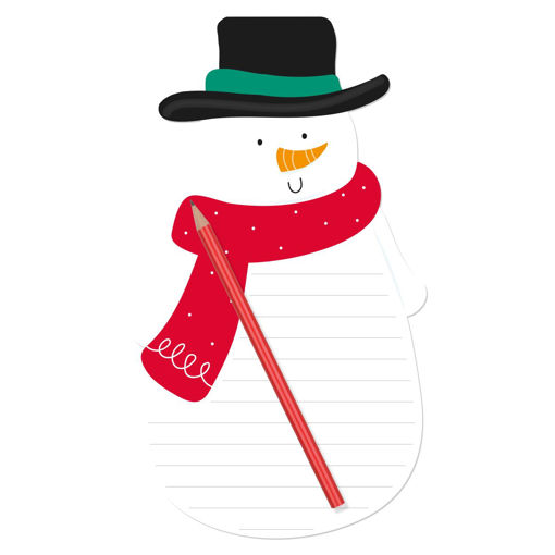 Picture of CHRISTMAS SNOWMAN NOTEPAD